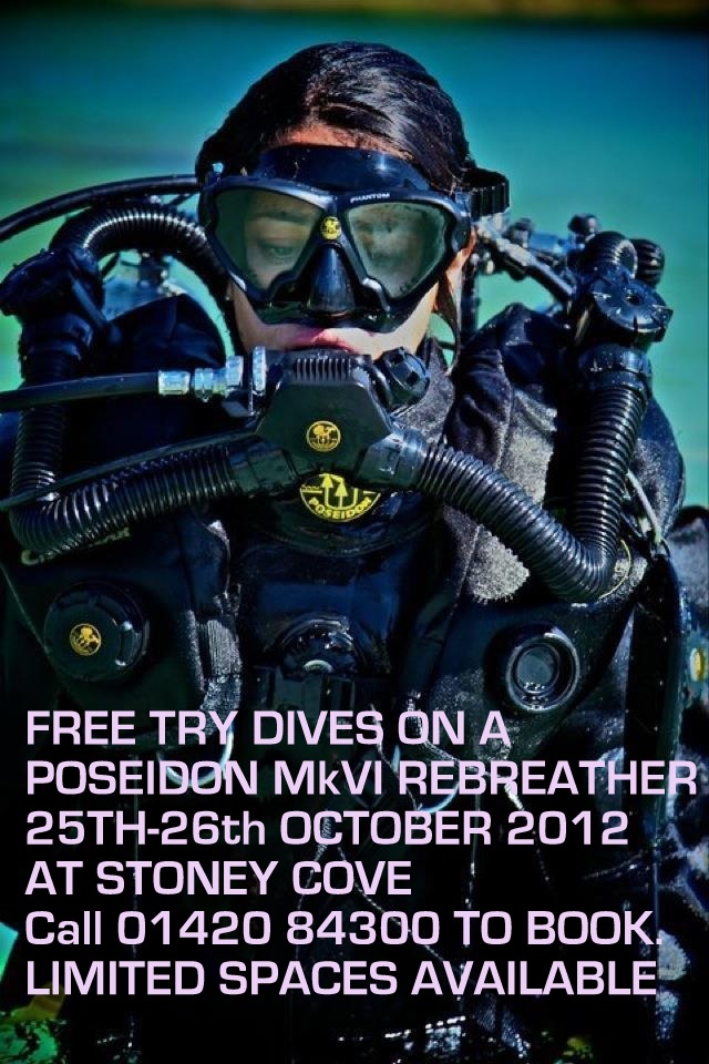 Stoney Cove Rebreather try Dives