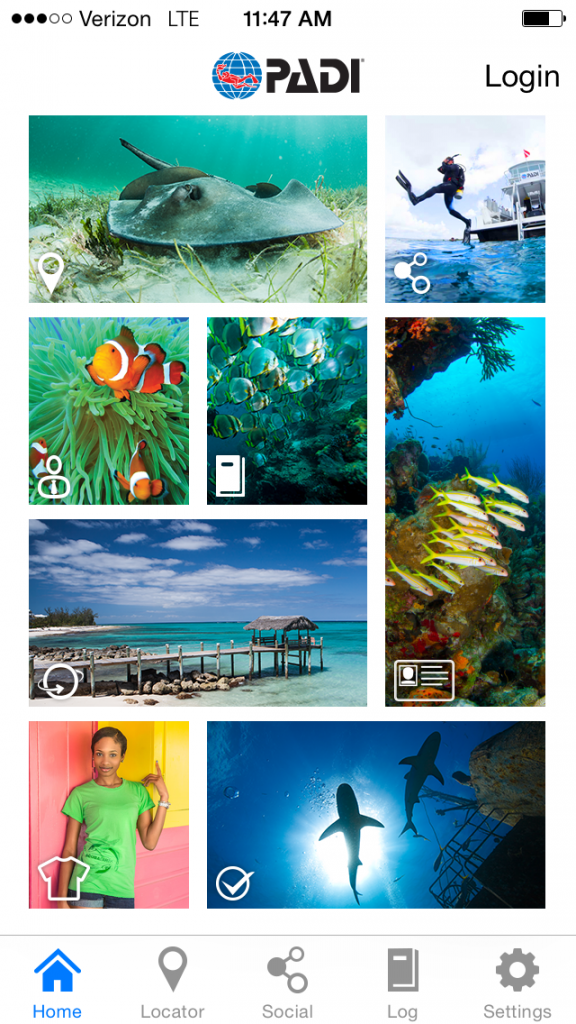 PADIApp_Homepage