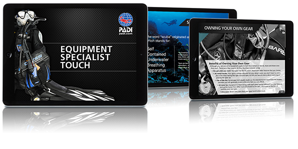 PADI Equipment Touch