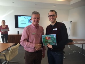 Alex Griffin with Mark Caney