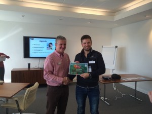 Daniel Schmid with Mark Caney