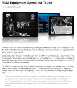 padi equipment specialist