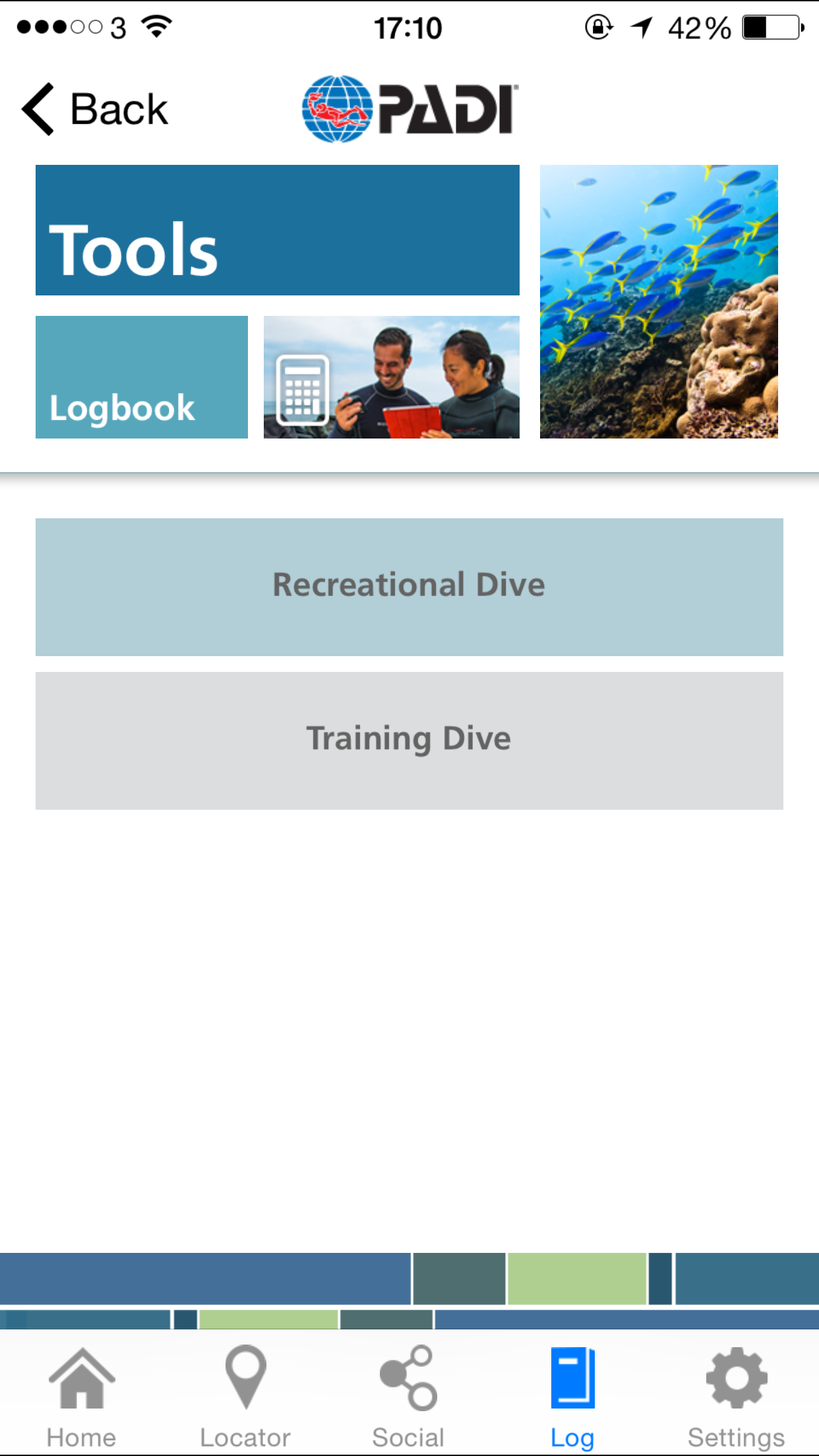 Log Training Dives Using the PADI App Scuba Fusion Padi dive