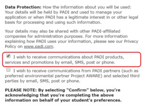 See where to opt in students