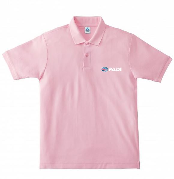 ポロシャツピンク