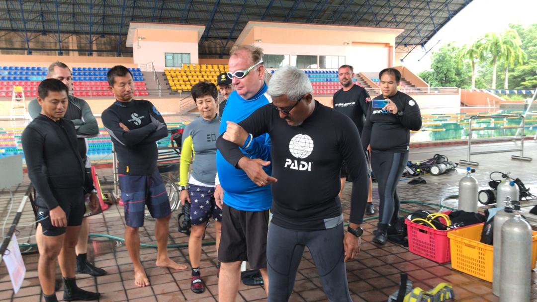 PADI Adaptive Techniques Specialty Instructor Course in - Kota Kinabalu - Malaysia.