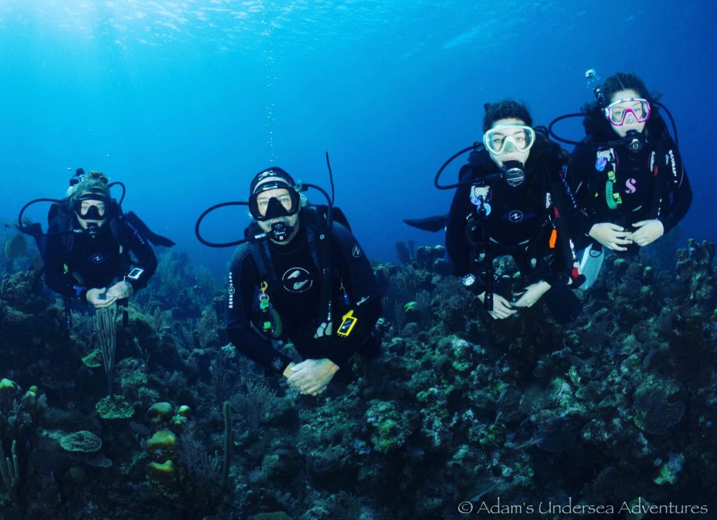 Hollingshead Family Eugene Skin Divers PADI Pros