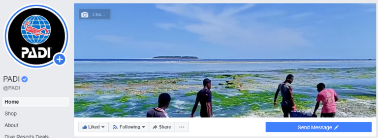 PADI Facebook Cover Image