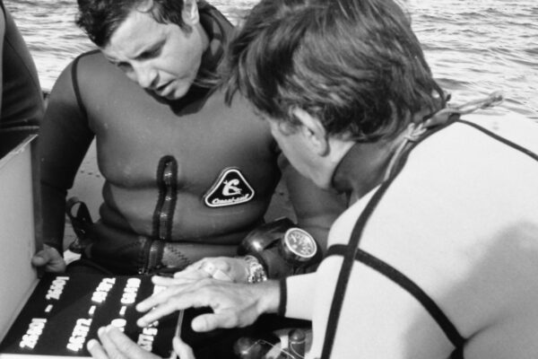 Alessandro Marroni as a scuba diver