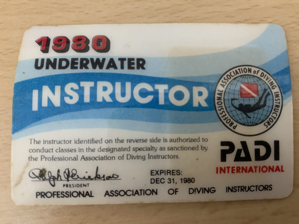 agnes upton padi underwater instructor