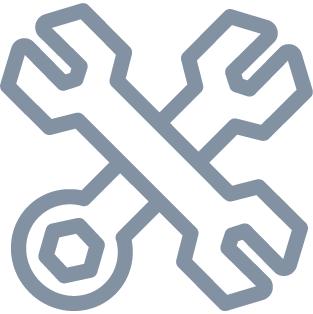 Icon showing two wrenches