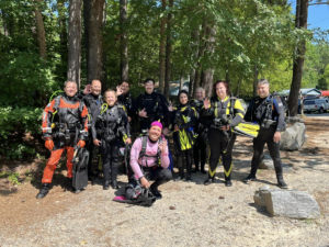 Dive group at Adventure Sport Hampton, Virginia USA
