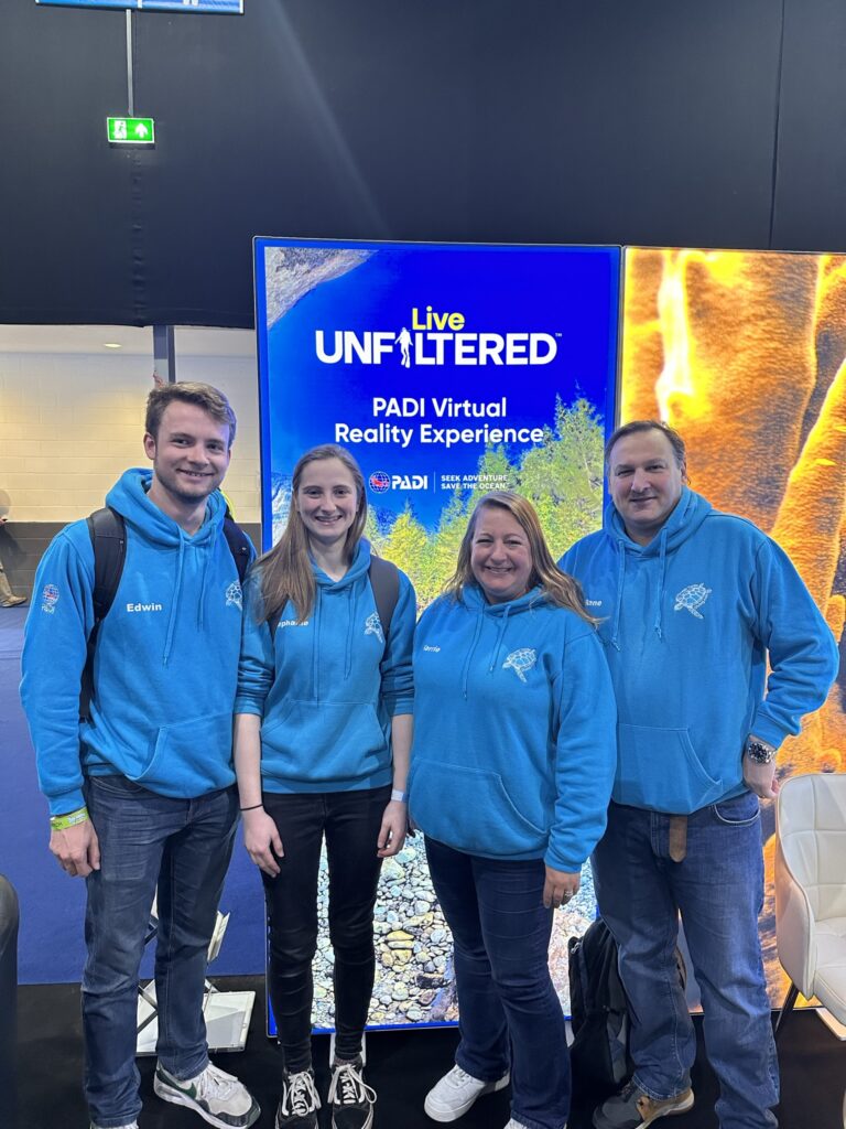 a group of people at Go Diving in the UK