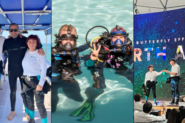 padi ceo and president participates in first ever underwater panel at global citizen forum