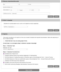 padi digital forms in Dutch