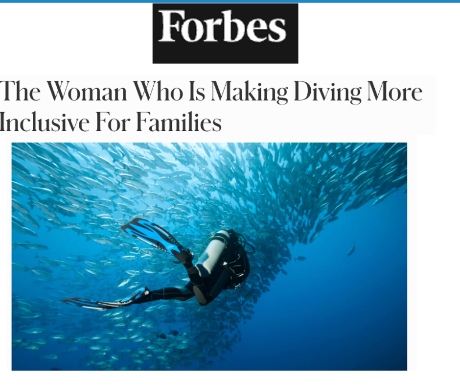 Capture d'écran d'un article du magazine Forbes portant sur les membres de PADI.