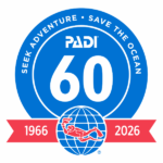Logotipo del 60 aniversario de PADI