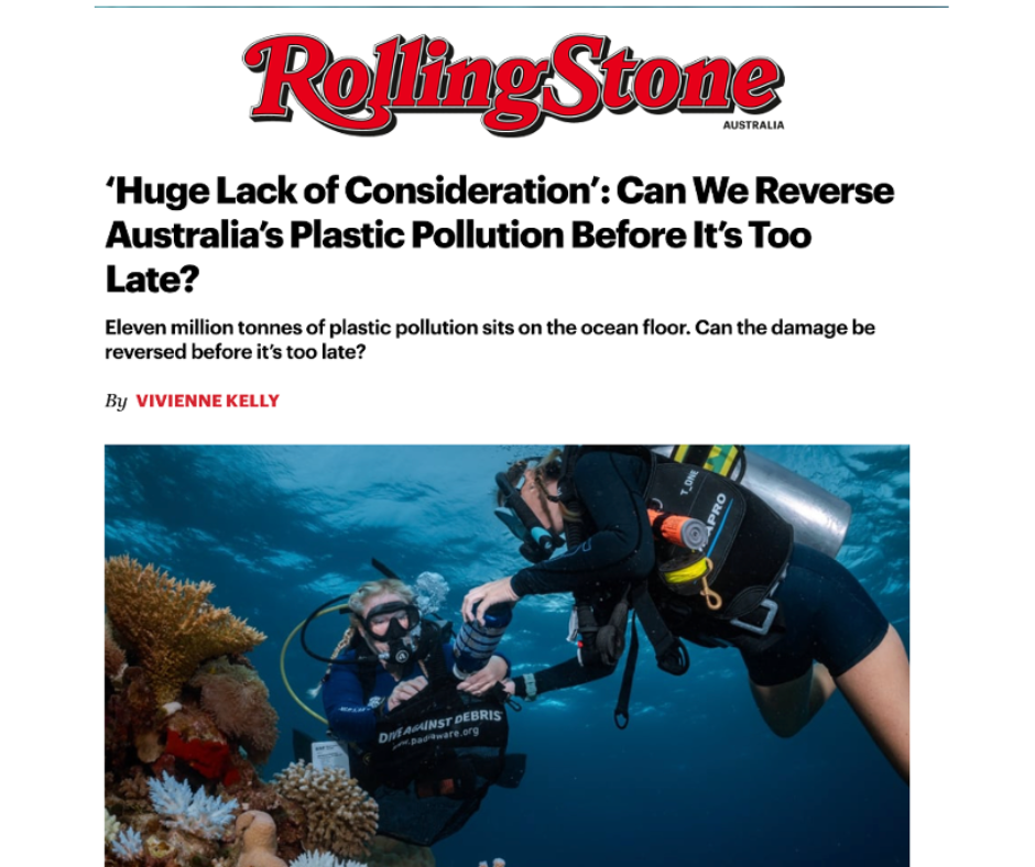 Capture d'écran d'un article du magazine Rolling Stone portant sur les PADI Members.