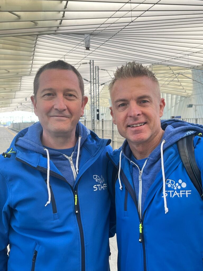 Portrait of two divers in Blue hoodies- - winner of MSD Challenge 2025