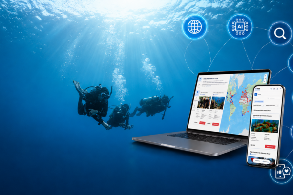 Mehr Tauchgeschäft mithilfe des Onlinesystems von PADI